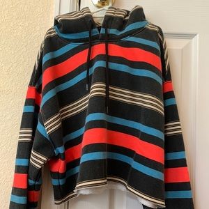 ❗️NEW NEVER WORN❗️Urban Outfitters Striped Cropped Hoodie